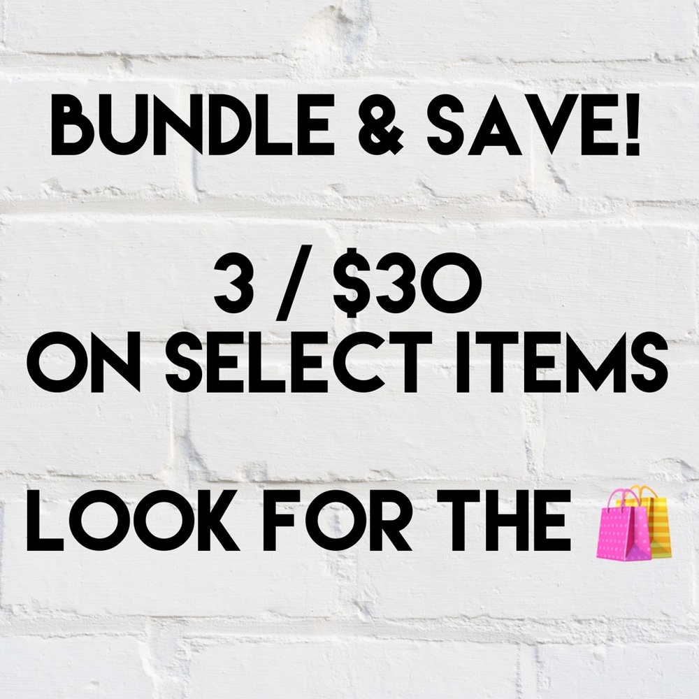 Closet clean out! Bundle and save!
